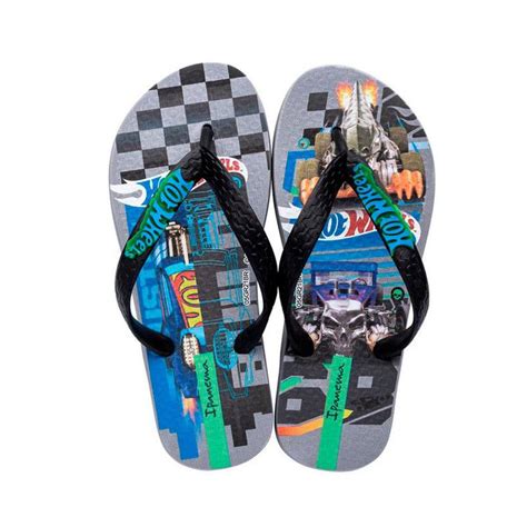 Chinelo Infantil Ipanema Hot Wheels 28009 Preto Chinelo Infantil Magazine Luiza