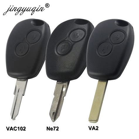 Jingyuqin Remote Car Key Shell Case Buttons For Renault Megan Modus