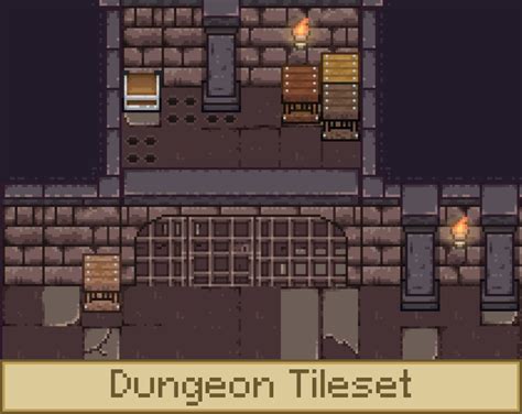 Dungeon Tileset By Ävos Grosimbourg