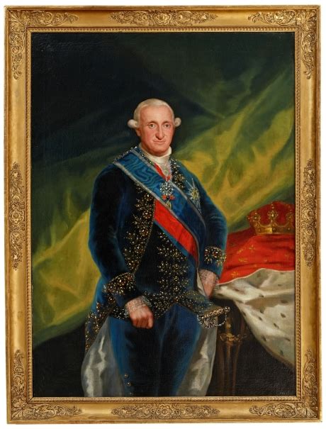 Portrait Of King Charles Iv The Collection Museo Nacional Del Prado