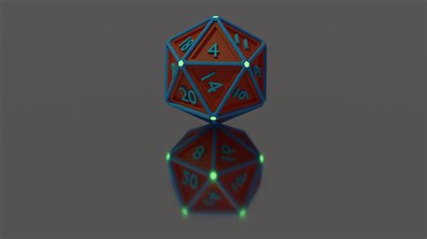 ArtStation - d20 dice