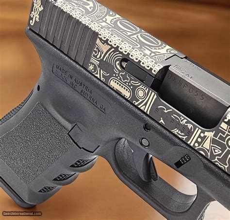 GLOCK Glock 17 9mm Gen 3 Mayan Aztec Engraved CA Approved 9MM