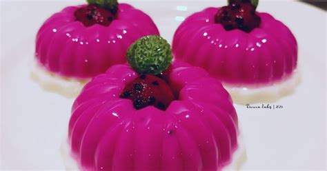 Resep Puding Buah Naga Oleh Donna Lubis Cookpad