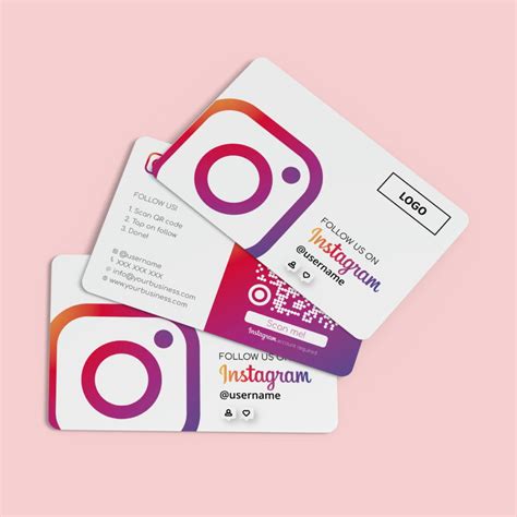 Instagram Business Cards With Qr Code Truzzer