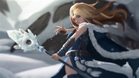 Dota Crystal Maiden Persona Live Wallpaper X