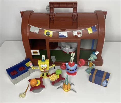 Spongebob Squarepants Krusty Krab Playset Restaurant Cafe Diner Toy