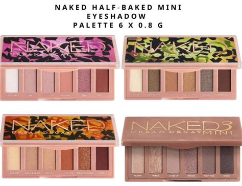 URBAN DECAY Naked Mini Eyeshadow Palette 6 0 8g Lazada Singapore