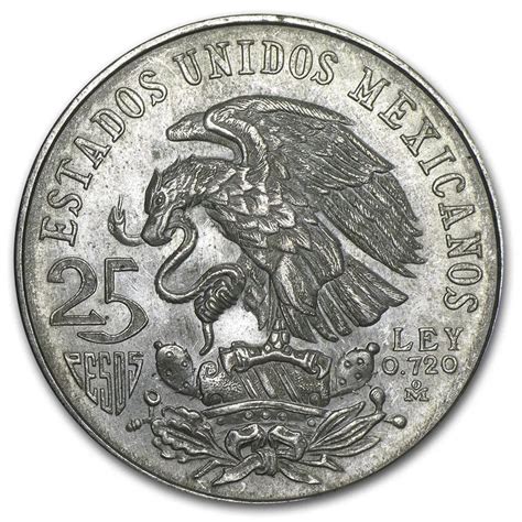 1968 Mexico Silver 25 Pesos Olympics XF AU CV Coins Collectables