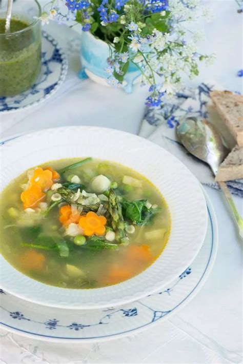 Minestrone Primavera Vegetarisk For Rs Minestrone Marinas Mad