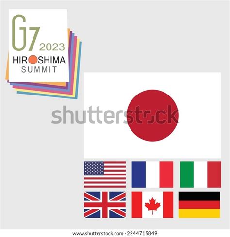 Flags G7 Member Countries 2023 Members Stock Vector (Royalty Free ...