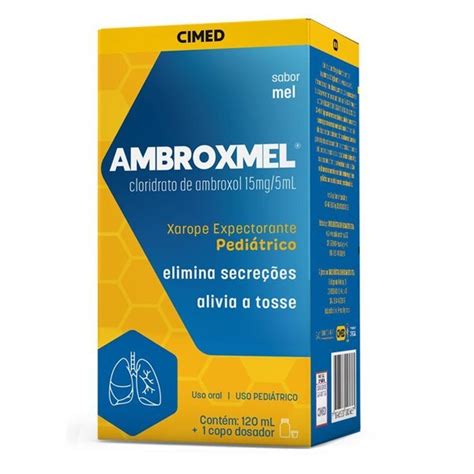 Para Que Serve O Remédio Ambroxol - AMBROXOL - AMBROXMEL XAROPE PEDIÁTRICO 120ML - Ultrafarma