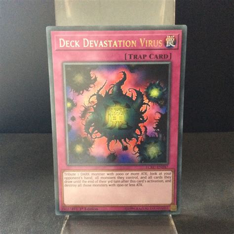 Deck Devastation Virus LCKC EN047 1st Edition English Near Mint