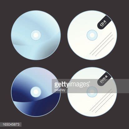 Cd-R & Dvd-R Icons Stock Clipart | Royalty-Free | FreeImages