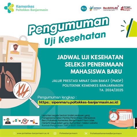 Pengumuman Uji Kesehatan Jalur Pmdp Tahun 2024