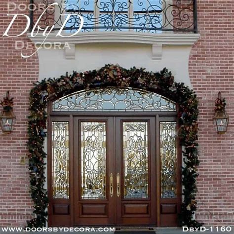 Estate Elliptical Leaded Glass Doors Entry Doors By Decora