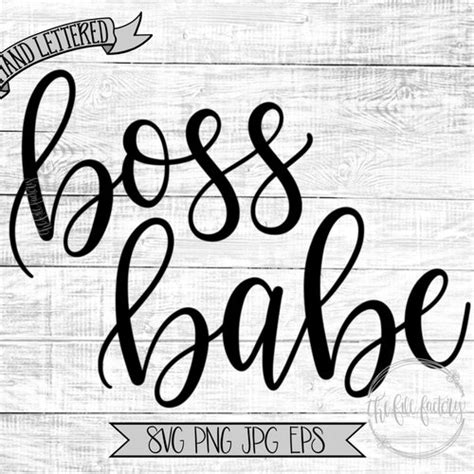 6 Boss Babe Bundle She Eo Boss Chic Svg Girl Boss Svg Png Etsy