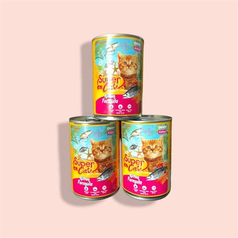 Jual MAKANAN BASAH WET FOOD SUPER CAT KALENG 400GR All Varian Shopee