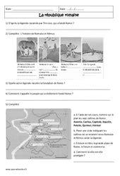 Evaluation Eme Rome Du Mythe L Histoire