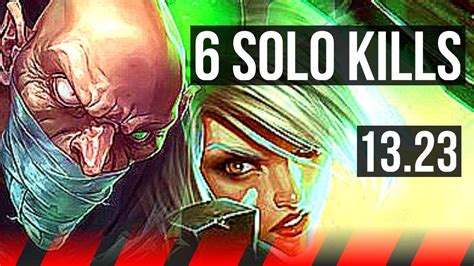 Singed Vs Riven Top 6 Solo Kills 500 Games 837 Na Master