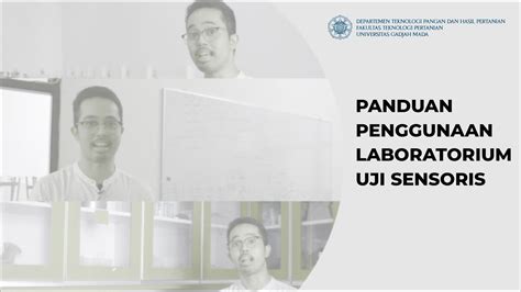 Panduan Penggunaan Laboratorium Uji Sensoris Tphp Ugm Youtube