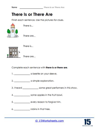 There Is Or There Are Worksheets 15 Worksheets Library Worksheets