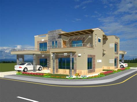 Pakistani Sweet Home Houses Floor Plan Layout D House Front Elevation