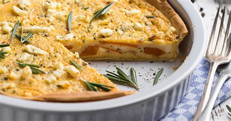 Recette quiche à la feta et à la patate douce Marie Claire