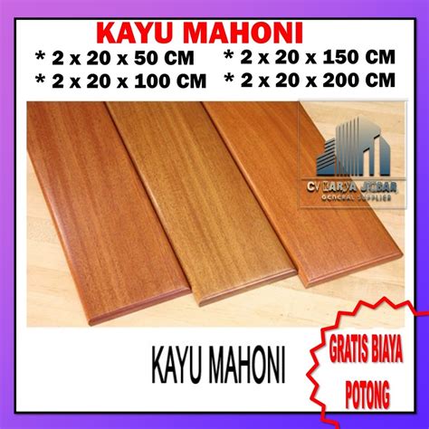 Jual Papan Kayu Jati Belanda Pinus Mahoni Lebar 20cm Ukuran 2 X 20 Cm