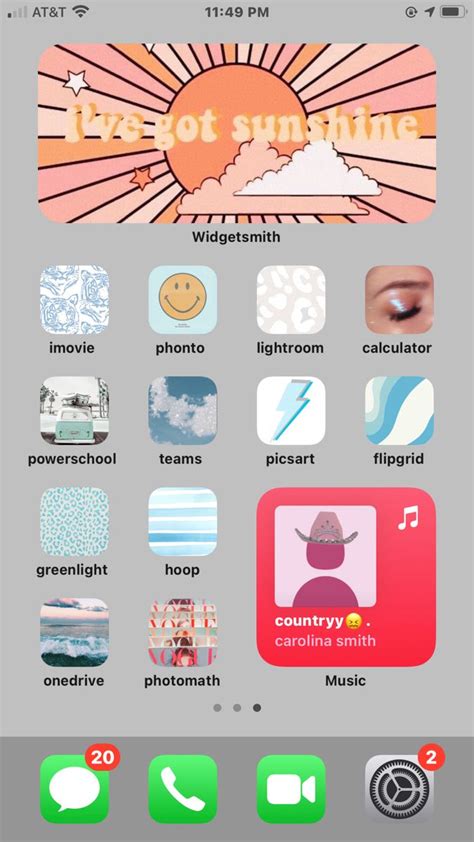 Iphone Home Screen Ideas Widgets