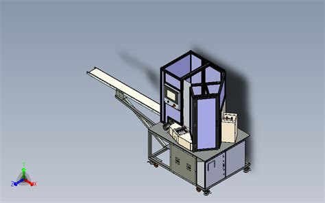 食品包装机设备3d模型图纸 Step格式step模型图纸下载 懒石网