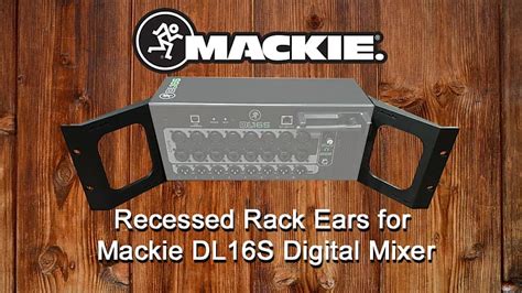 Mackie Dl S Digital Mixer Recessed Rack Ears Pair Reverb