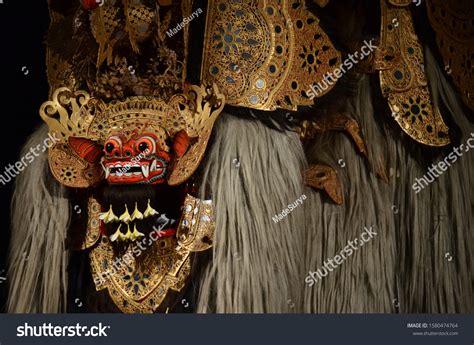 Barong Traditional Costume Shows Lions Indonesian Stock Photo 1580474764 | Shutterstock