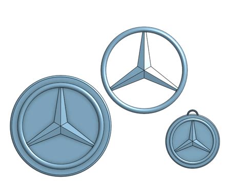 Mercedes Logo by David S | Download free STL model | Printables.com