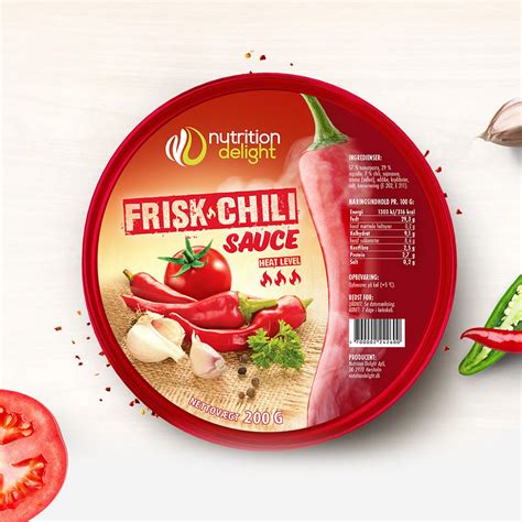 Chili sauce label Design :: Behance