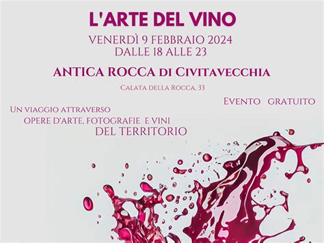 LArte Del Vino AllAntica Rocca Di Civitavecchia Port Mobility