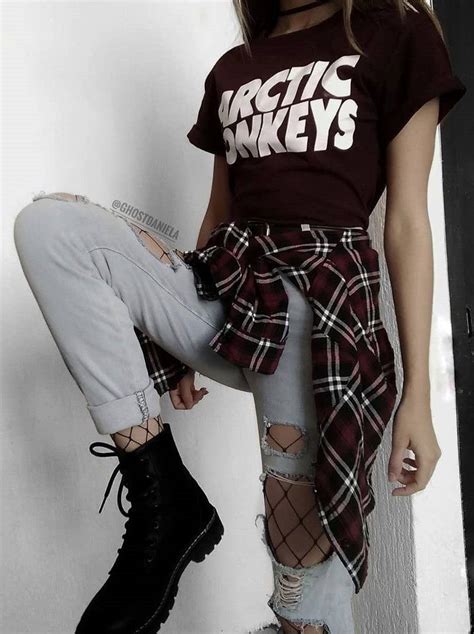 S Grunge Aesthetic Fashion Style Inspired Looks Looks Roupas