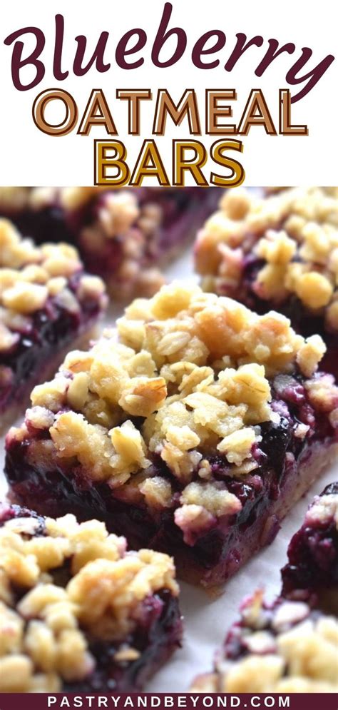 Blueberry Oatmeal Bars Recipe Easy And Delicious