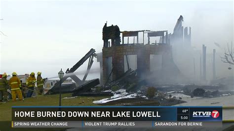 5 Alarm Fire Destroys Home Near Lake Lowell