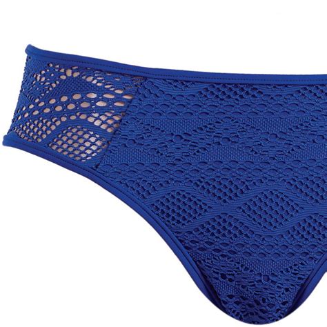 Slip De Bain Taille Basse Bleu Freya Maillots Miss Lejaby Fitancy