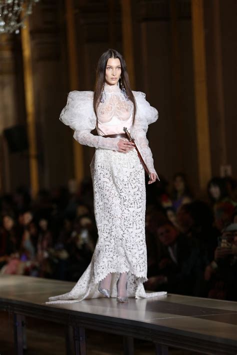 Bella Hadid Naked Tits At Vivienne Westwood Ready To Wear Fall Winter