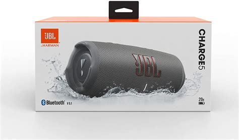 Jbl Charge W Grey Bluetooth Speaker Discoazul