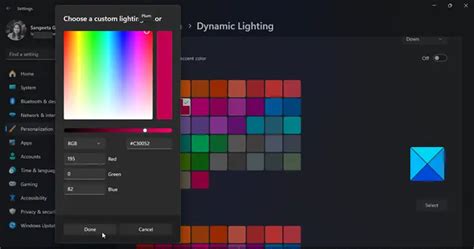 How To Enable And Use Dynamic Lighting On Windows