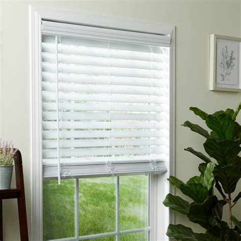 Allen Roth Trim At Home 2 In Slat Width 34 In X 64 In Cordless White