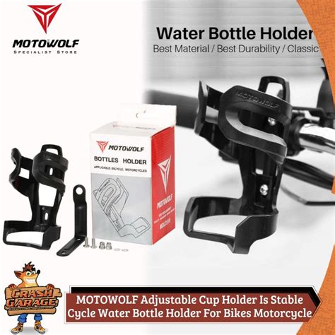 Jual Motowolf Bottle Holder Tempat Botol Minum Sepeda Dan Motor Dudukan