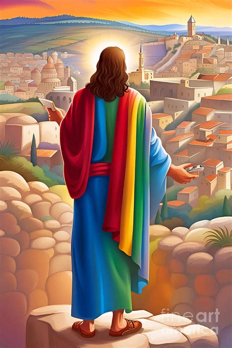 Jesus Christ In Jerusalem V Digital Art By Munir Alawi Fine Art America