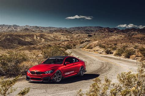 Red Bmw M4 Luxury Car Outdoor Landscape Hd Wallpaper Pxfuel