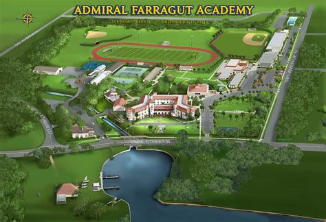 Campus Map Admiral Farragut Academy