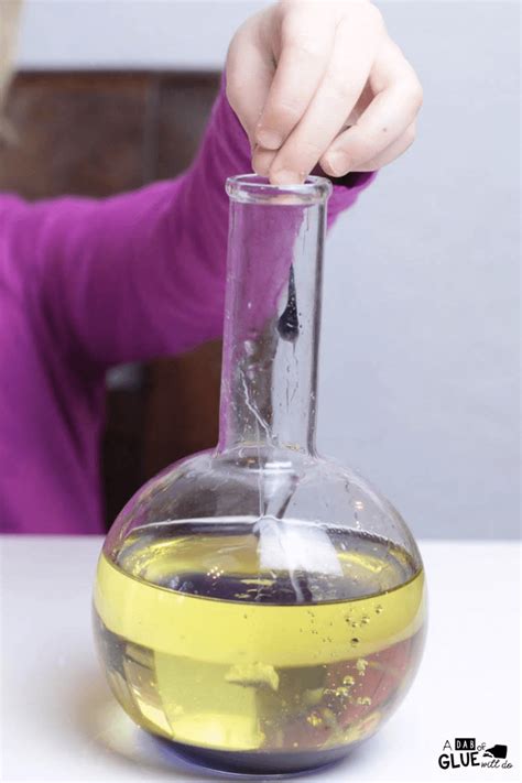 February Science Experiments - A Dab of Glue Will Do