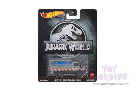 Mattel Hot Wheels Premium Jurassic Wolrd Mercedes Benz Unimog U L By Mattel Hot