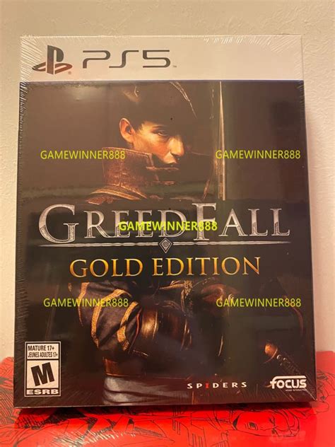 全新 PS5遊戲 貪婪之秋 黃金版 GreedFall Gold Edition 美版中英文版 電子遊戲 電子遊戲